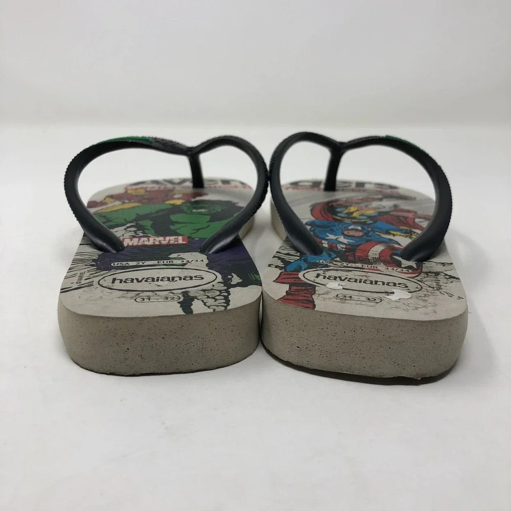 Havaianas Avengers Flip Flops Sandals Big Kids 2 Hulk Thor Captain America